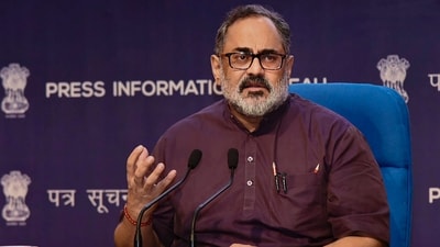 Union minister Rajeev Chandrasekhar (PTI) Union minister Rajeev Chandrasekhar (PTI)