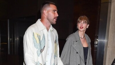 Travis Kelce and Taylor Swift (X(formerly Twitter)/@ViralThingz) Travis Kelce and Taylor Swift (X(formerly Twitter)/@ViralThingz)