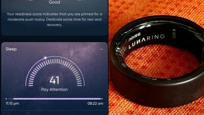 The Noise Luna Ring fitness band. (Vishal Mathur/ HT Photo) The Noise Luna Ring fitness band. (Vishal Mathur/ HT Photo)