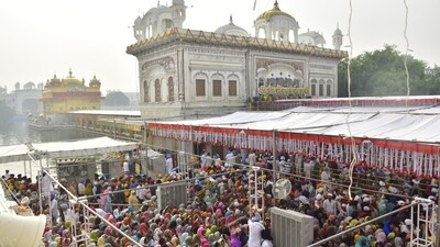 Guru Ram Das had initially constructed a pool here and founded Amritsar, which houses the Golden Temple, or Harmandir Sahib. (HT Photo/Sameer Sehgal) Guru Ram Das had initially constructed a pool here and founded Amritsar, which houses the Golden Temple, or Harmandir Sahib. (HT Photo/Sameer Sehgal)