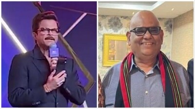 Anil Kapoor read out Satish Kaushik's last message during his acceptance speech. Anil Kapoor read out Satish Kaushik's last message during his acceptance speech.