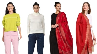 Amazon Sale: Sweatshirts, sweaters and shawls for women up for grabs. Amazon Sale: Sweatshirts, sweaters and shawls for women up for grabs.