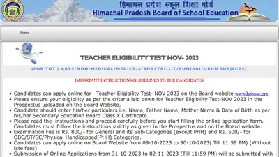 HPTET November 2023: Registration without late fee ends today (hpbose.org, screenshot) HPTET November 2023: Registration without late fee ends today (hpbose.org, screenshot)
