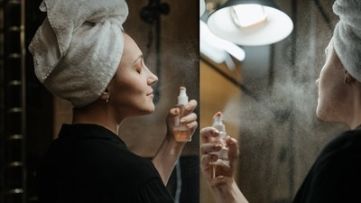 Optional Step 8: Setting Spray - If you want your makeup to last longer, you can use a setting spray to lock everything in place. (File Photo) Optional Step 8: Setting Spray - If you want your makeup to last longer, you can use a setting spray to lock everything in place. (File Photo)