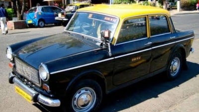 Mumbai's iconic kaali peeli taxis will go off roads today. (X/@anandmahindra) Mumbai's iconic kaali peeli taxis will go off roads today. (X/@anandmahindra)