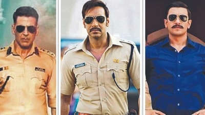 Rohit Shetty’s Cop Universe includes Sooryavanshi (Akshay Kumar), Singham (Ajay Devgn) and Simmba (Ranveer Singh). Rohit Shetty’s Cop Universe includes Sooryavanshi (Akshay Kumar), Singham (Ajay Devgn) and Simmba (Ranveer Singh).