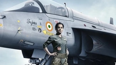 Kangana Ranaut plays a fearless pilot in Tejas. Kangana Ranaut plays a fearless pilot in Tejas.
