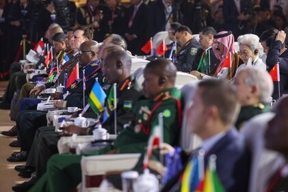 Military delegates attend the Beijing Xiangshan Forum in Beijing, China October 30, 2023. (Reuters)
