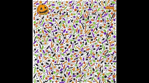 Halloween Brain Teaser: Can you find a spider and candy corn? (Facebook/@thedudolf) Halloween Brain Teaser: Can you find a spider and candy corn? (Facebook/@thedudolf)