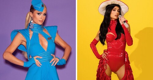 Paris Hilton Halloween costumes for 2023 (Instagram) Paris Hilton Halloween costumes for 2023 (Instagram)