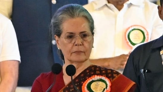 Congress leader Sonia Gandhi. (ANI)