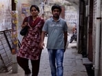Mohit Agarwal and Priyanka Bose in a still from Agra.