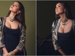 Tara Sutaria in anarkali and jacket set looks regal. Tara Sutaria in anarkali and jacket set looks regal.