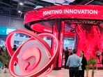 Airtel pavilion at Indian Mobile Congress 2023.