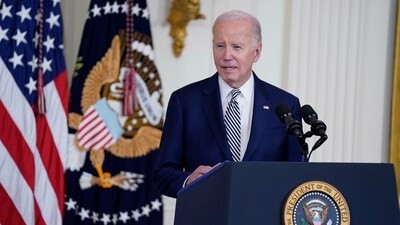 US president Joe Biden delivers remarks. (AP) US president Joe Biden delivers remarks. (AP)