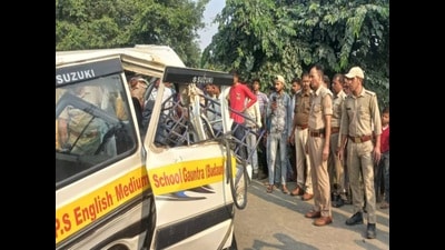 According to the transport department’s inquiry report, the school van involved in the accident was not only over-speeding but also operating on a road worthiness (fitness) certificate that expired more than two years ago. (Pic for representation) According to the transport department’s inquiry report, the school van involved in the accident was not only over-speeding but also operating on a road worthiness (fitness) certificate that expired more than two years ago. (Pic for representation)