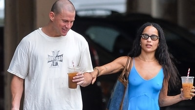 Channing Tatum and Zoë Kravitz are reportedly engaged, according to People magazine (Twitter) Channing Tatum and Zoë Kravitz are reportedly engaged, according to People magazine (Twitter)