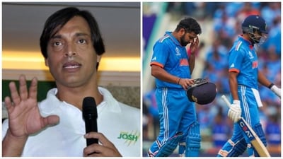 Akhtar feels Rohit's India now need five good days to win the World Cup (AFP-PTI) Akhtar feels Rohit's India now need five good days to win the World Cup (AFP-PTI)