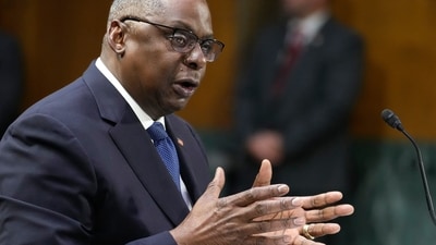 Russia-Ukraine War: US Defense Secretary Lloyd Austin make the case to the Senate Appropriations Committee. (AP) Russia-Ukraine War: US Defense Secretary Lloyd Austin make the case to the Senate Appropriations Committee. (AP)