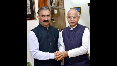 Delegation of 13 panchayats of Kinnaur and Lahaul Spiti calls on governor (ANI File) Delegation of 13 panchayats of Kinnaur and Lahaul Spiti calls on governor (ANI File)