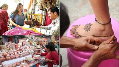 From outfits to mehendi designs, Dilliwaalis are going all out this Karwa Chauth. (Photo: Raajessh Kashyap/HT) From outfits to mehendi designs, Dilliwaalis are going all out this Karwa Chauth. (Photo: Raajessh Kashyap/HT)