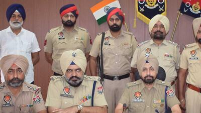 Ludhiana Police also recovered an illegal pistol and three bullets from the truck at Drain Bridge in Abupura village during special checking. (HT Photo) Ludhiana Police also recovered an illegal pistol and three bullets from the truck at Drain Bridge in Abupura village during special checking. (HT Photo)