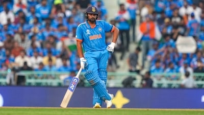 Rohit Sharma during the ICC Men's Cricket World Cup 2023 match between India and England at Bharat Ratna Shri Atal Bihari Vajpayee Ekana Cricket Stadium in Lucknow, (PTI)
