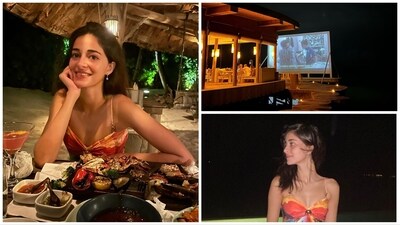 Pictures from Ananya Panday's birthday celebrations. Pictures from Ananya Panday's birthday celebrations.