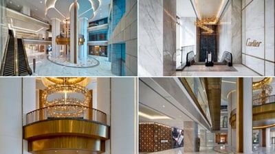 Jio World Plaza pictures. (X/@RIL_Updates) Jio World Plaza pictures. (X/@RIL_Updates)