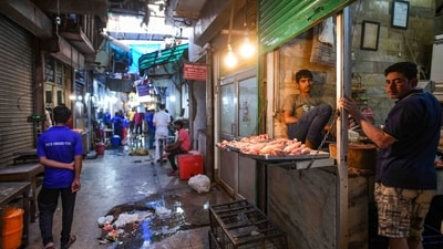 The policy allows the opening of a meat shop selling approved species around a mosque except pork, if the applicant obtains a ‘no objection certificate’ from the mosque committee or the imam (Representational image) The policy allows the opening of a meat shop selling approved species around a mosque except pork, if the applicant obtains a ‘no objection certificate’ from the mosque committee or the imam (Representational image)