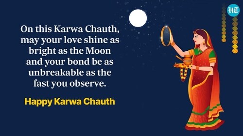 Women also do solah sringar and apply mehendi/henna on their hands during the Karwa Chauth Puja. (HT Photo) Women also do solah sringar and apply mehendi/henna on their hands during the Karwa Chauth Puja. (HT Photo)