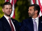 Eric Trump and Donald Trump Jr.