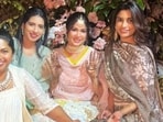 Lavanya Tripathi surrounded by friends and family.