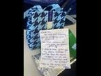 A picture of the note that Nagaland minister Temjen Imna Along received on his way to Kolkata from New Delhi. A picture of the note that Nagaland minister Temjen Imna Along received on his way to Kolkata from New Delhi.