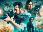 Salman Khan, Katrina Kaif, and Emraan Hashmi on the poster of Tiger 3 Salman Khan, Katrina Kaif, and Emraan Hashmi on the poster of Tiger 3