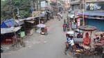 The bandh called by traders to protest against the deteriorating law and order situation in Dhanbad received a widespread response (HT Photo)