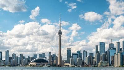 A panoramic view of Toronto skyline on a sunny day, in Toronto, Ontario, Canada. (Shutterstock) A panoramic view of Toronto skyline on a sunny day, in Toronto, Ontario, Canada. (Shutterstock)