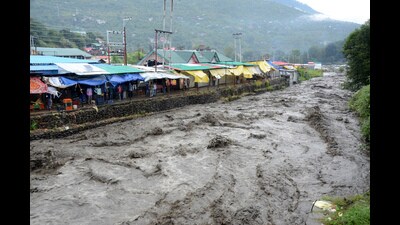 After flood fury, HP seeks ₹2,500 crore for channelisation of rivers After flood fury, HP seeks ₹2,500 crore for channelisation of rivers