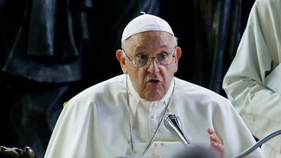 In an interview with Italian state television RAI's TG1 news channel, Francis also said he hoped a regional escalation could be avoided in the conflict. (Reuters/File)