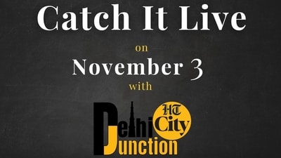 Catch It Live on November 3 Catch It Live on November 3