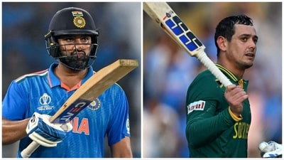Quinton de Kock joined Rohit Sharma in an exclusive club (AFP) Quinton de Kock joined Rohit Sharma in an exclusive club (AFP)