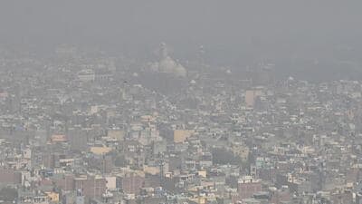 Delhi’s Jama Masjid area on Tuesday. The city’s air quality is unlikely to touch ‘severe’ until November 9, according to the forecasts. (ANI) Delhi’s Jama Masjid area on Tuesday. The city’s air quality is unlikely to touch ‘severe’ until November 9, according to the forecasts. (ANI)
