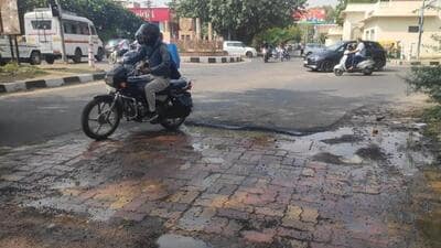 Despite being such a major constituency, several civic issues, including bad condition of roads, lack of rainwater drainage, and threat to public health have been areas of concern. (HT Photo) Despite being such a major constituency, several civic issues, including bad condition of roads, lack of rainwater drainage, and threat to public health have been areas of concern. (HT Photo)