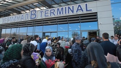 Hundreds of protesters overran Russia's Makhachkala airport last week, charging onto the runway in a bid to encircle a plane that had flown in from Israel. (REUTERS)
