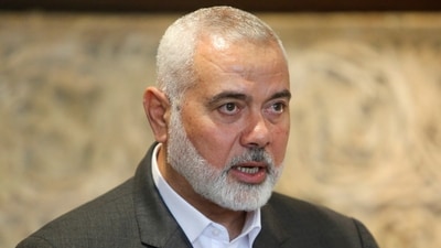 Palestinian group Hamas' top leader Ismail Haniyeh. (REUTERS)