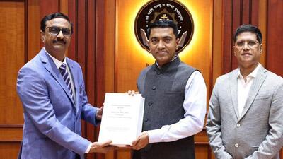 In a post on X, Goa chief minister Pramod Sawant said “necessary land reforms, laws, actions will be taken on priority basis”. (X/DrPramodPSawant) In a post on X, Goa chief minister Pramod Sawant said “necessary land reforms, laws, actions will be taken on priority basis”. (X/DrPramodPSawant)