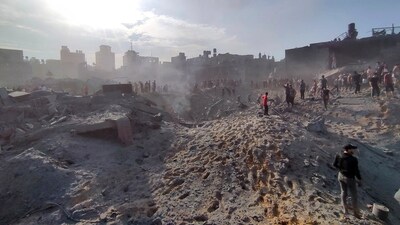 Israel has relentlessly pounded Gaza in retribution for the worst attack in the country's history. (AP/File) Israel has relentlessly pounded Gaza in retribution for the worst attack in the country's history. (AP/File)