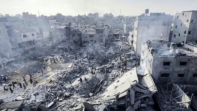 Thousands of civilians, both Palestinians and Israelis, have died since October 7, 2023. (AFP)
