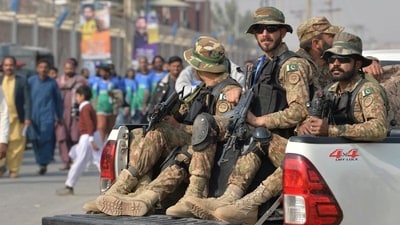 The six militants were killed in an intense shootout between the security personnel and terrorists during the intelligence-based operation (IBO).