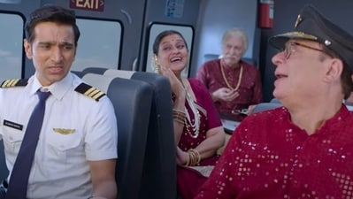 Pratik Gandhi plays a pilot in the trailer of Khichdi 2